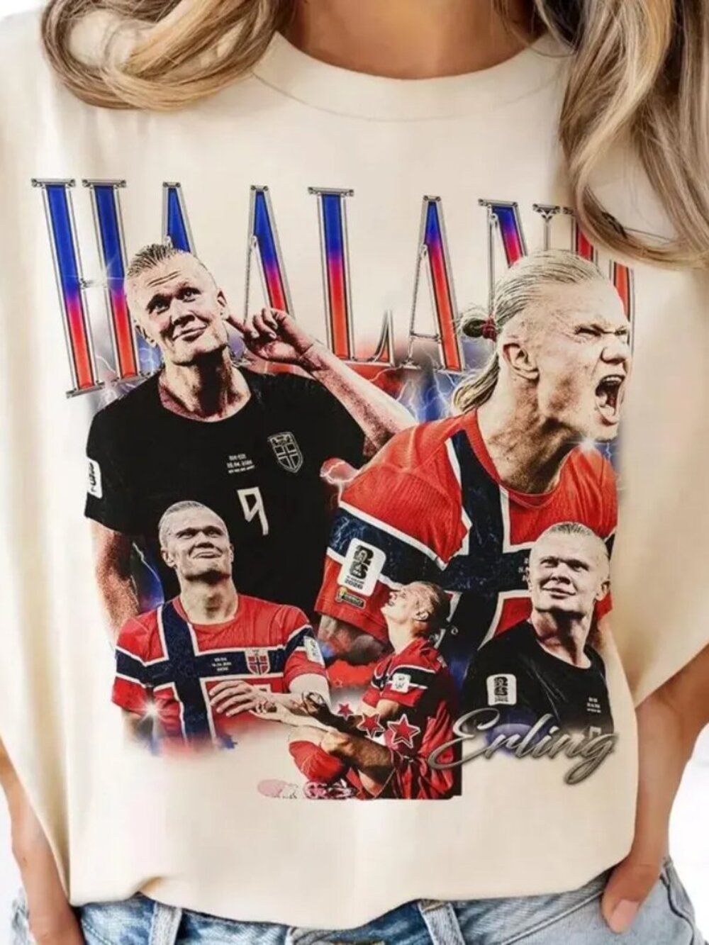 Erling Haaland  Haaland Norway Graphic Unisex T Shirt
